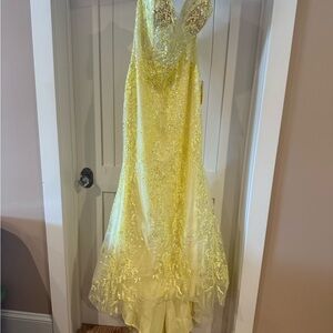 Ellie Wilde Yellow Sequin Dress